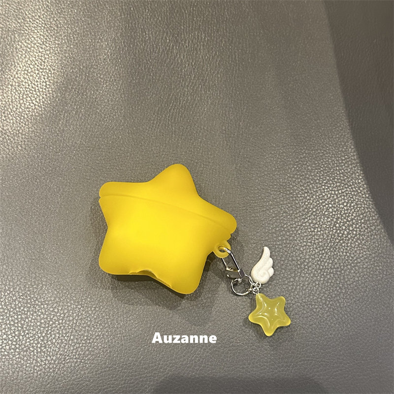 小众可爱半透星星适用于airpodspro1代2代3代4代蓝牙耳机壳保护套 - 图3