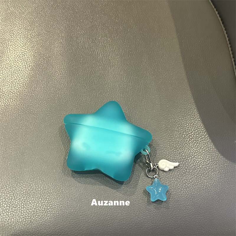 小众可爱半透星星适用于airpodspro1代2代3代4代蓝牙耳机壳保护套 - 图2