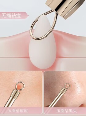 超尖粉刺针黑头针套装挤痘痘工具闭口神器暗疮针刮挑痘痘面部美容