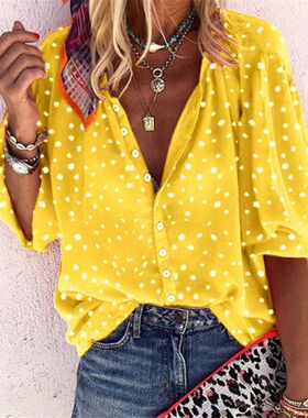 S-5XL Plus size Blouse Women Casual Top ladies Shirts Loose