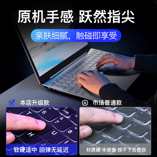 适用微软Surface键盘膜Surface Pro9笔记本8电脑Laptop5 4 3键盘Go 2保护膜Studio贴膜Book保护套6平板7贴纸X - 图3