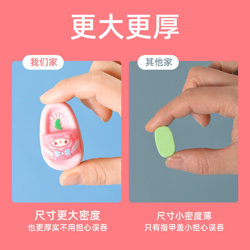 创意卡通可爱拖鞋造型学生橡皮擦卡通创意小学生专用一年级擦得干净少碎屑橡皮儿童幼儿园礼品班级奖励文具,淘宝优惠券,粉丝福利购,淘宝优惠卷