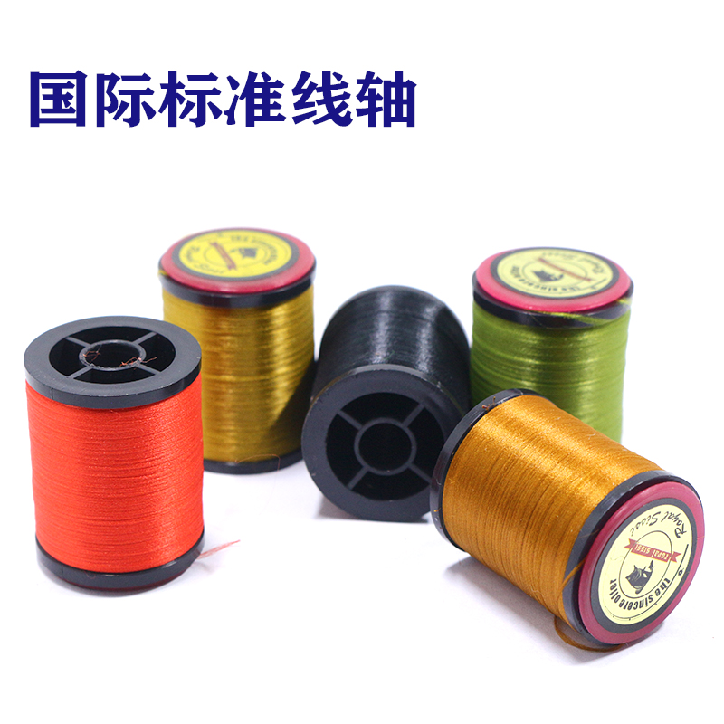 persuader 毛钩绑制材料 标准飞蝇绑制线 120D 6/0 亚光线 带线轴 - 图0