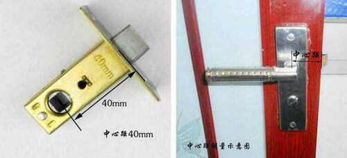洗手间钩锁手柄铝合金玻璃门锁推拉门勾锁门拉手把手厕所单门平开 - 图2