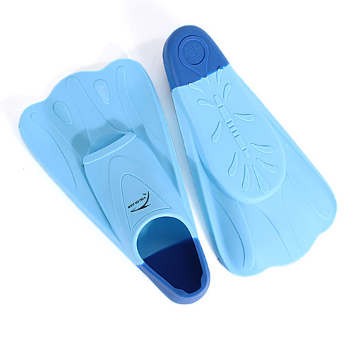 自由泳训练游泳脚蹼儿童成人男女硅胶短脚蹼蝶泳专业潜水装备 - 图3