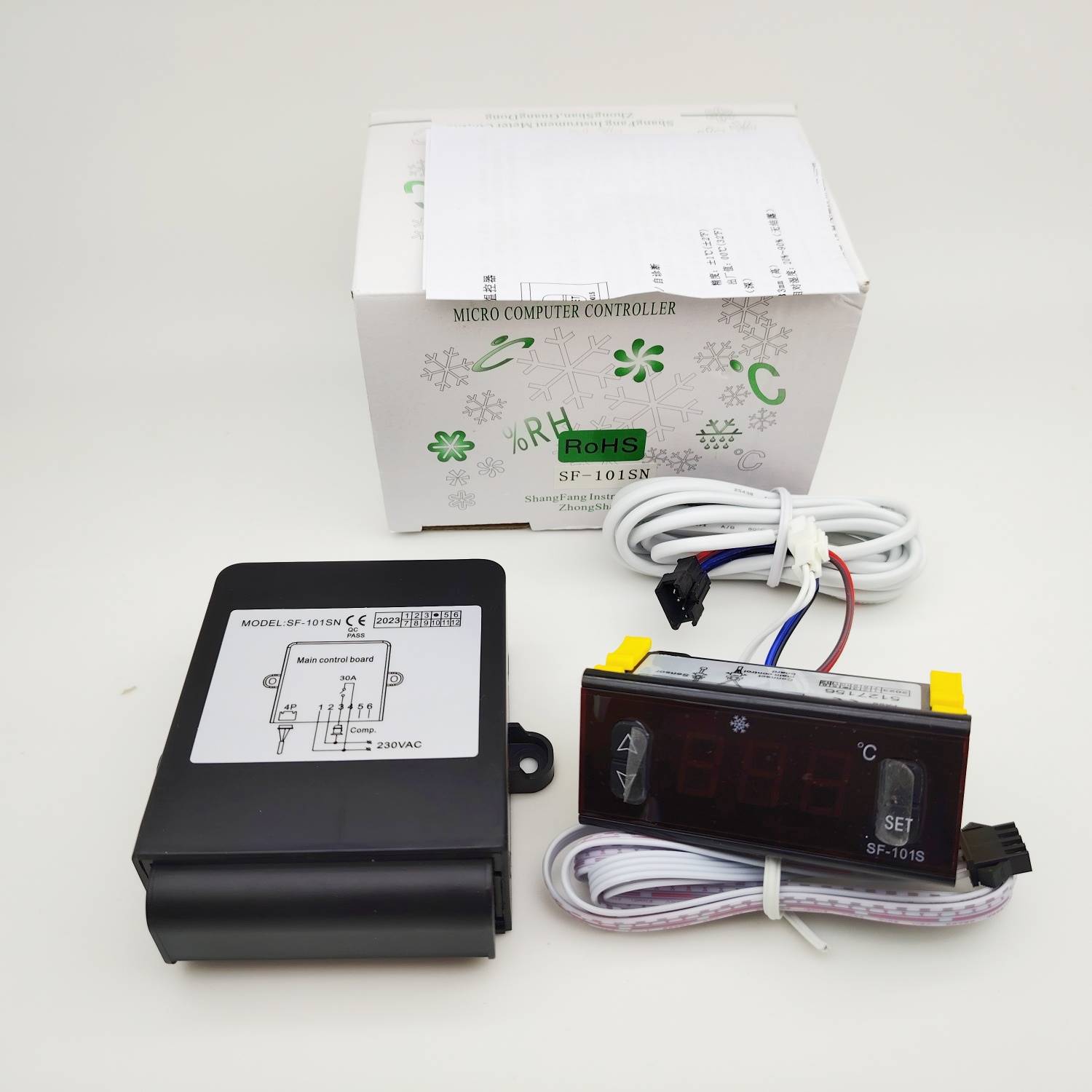 SFF-121SN S-101SN雪柜数字显示温控器冰温箱度调节仪冷柜控制仪-图0