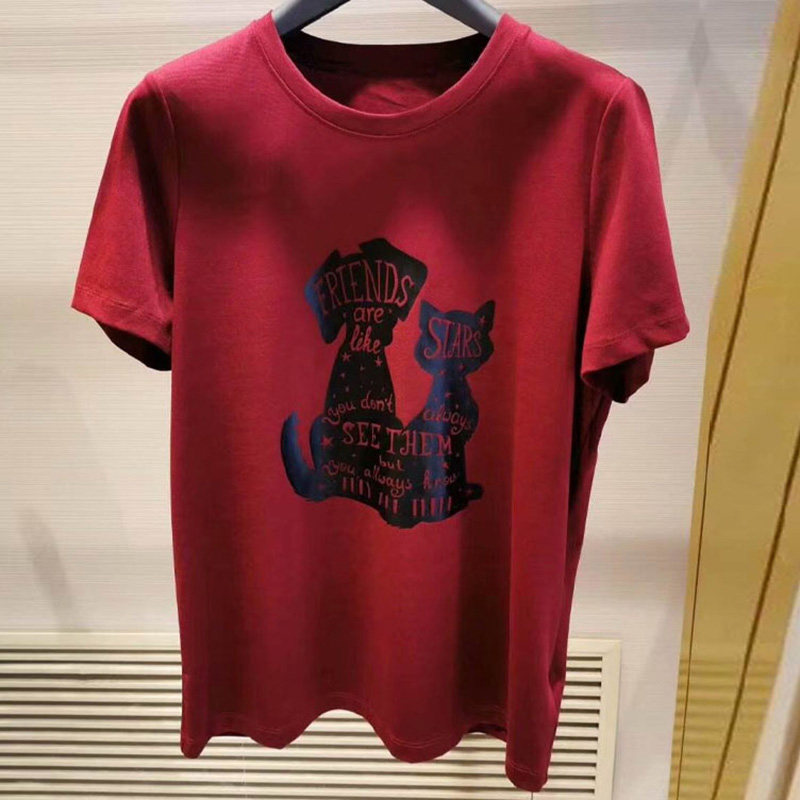 新颖阿玛施正旗舰店官网2020夏新款 新颖阿玛施正T恤