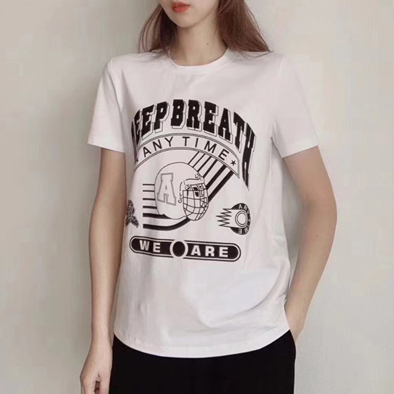 新颖阿玛施旗舰店官网2020夏t恤 新颖阿玛施正T恤