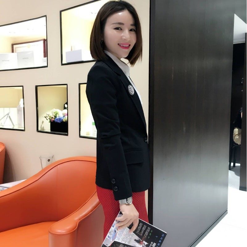 新颖阿玛施正品牌ol职业小西装简约 新颖阿玛施正西装