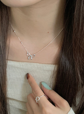 纯银轻奢高级感项链小众设计