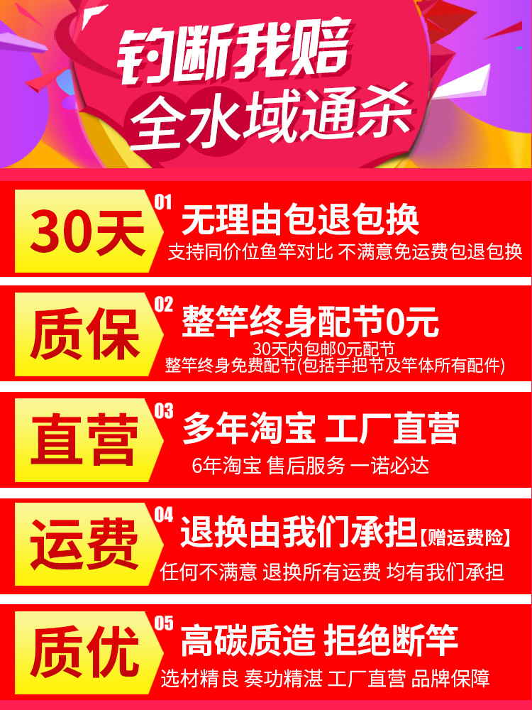 高档黄竹鲫鱼竿28调超轻超细超硬日本进口碳素极细鲫鱼杆台钓鱼竿 - 图3