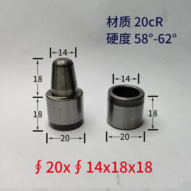 20硅胶模具导柱导套定位柱精密模具配件全套定位销子压板把手 - 图1