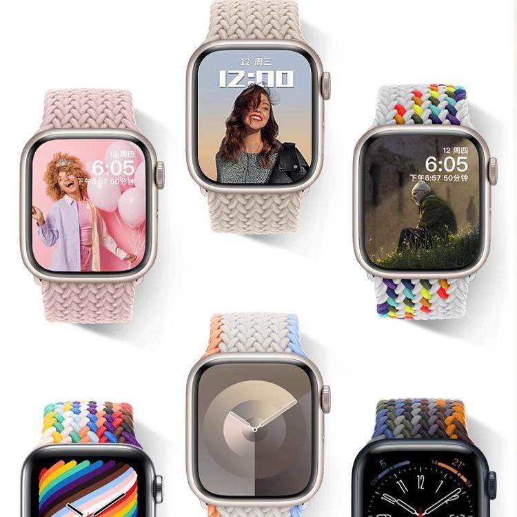 适用VIVO/IQoo Watch GT2手表带watch5磁吸扣编织滑扣腕表带星辉3皓月watch2运动辰夜黑智能女生夏天透气男生