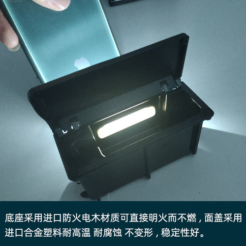 适用奔驰ML320ML350ML400中控烟灰缸GL450 GLS GLE碳纤烟灰缸盒子 - 图2