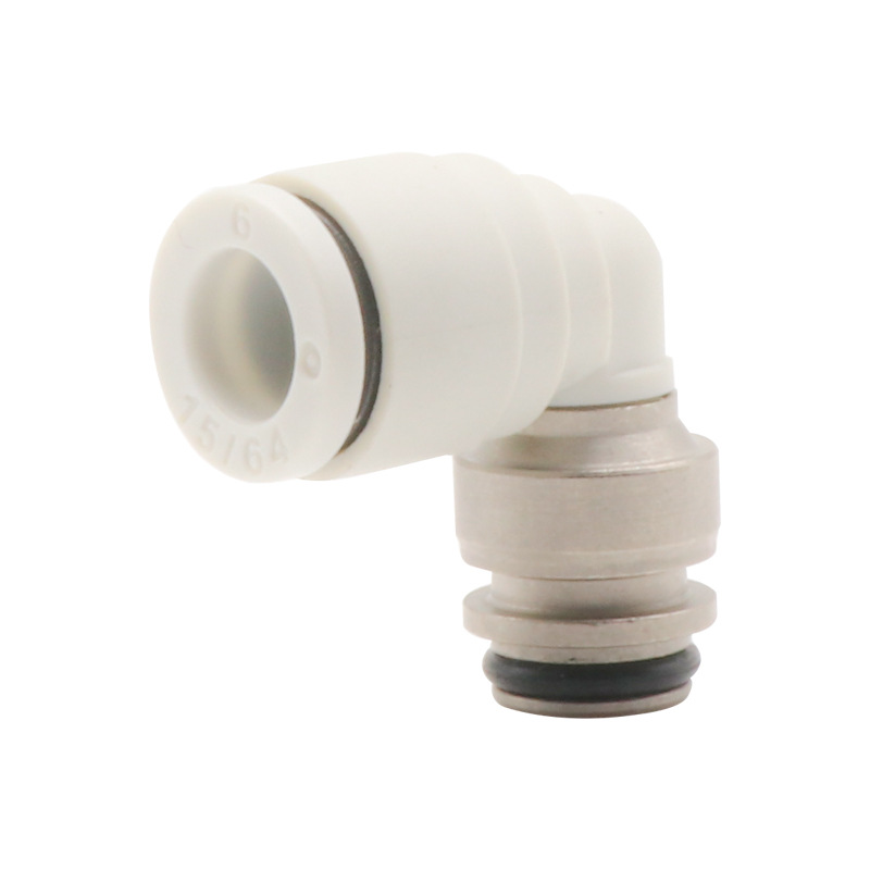 SMCSY5120电磁阀配套接头C4C6C8用夹式气动接头快换接头 - 图1