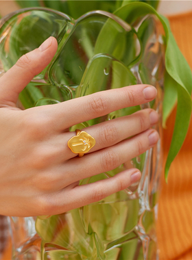 luluchang开口戒指女个性小众