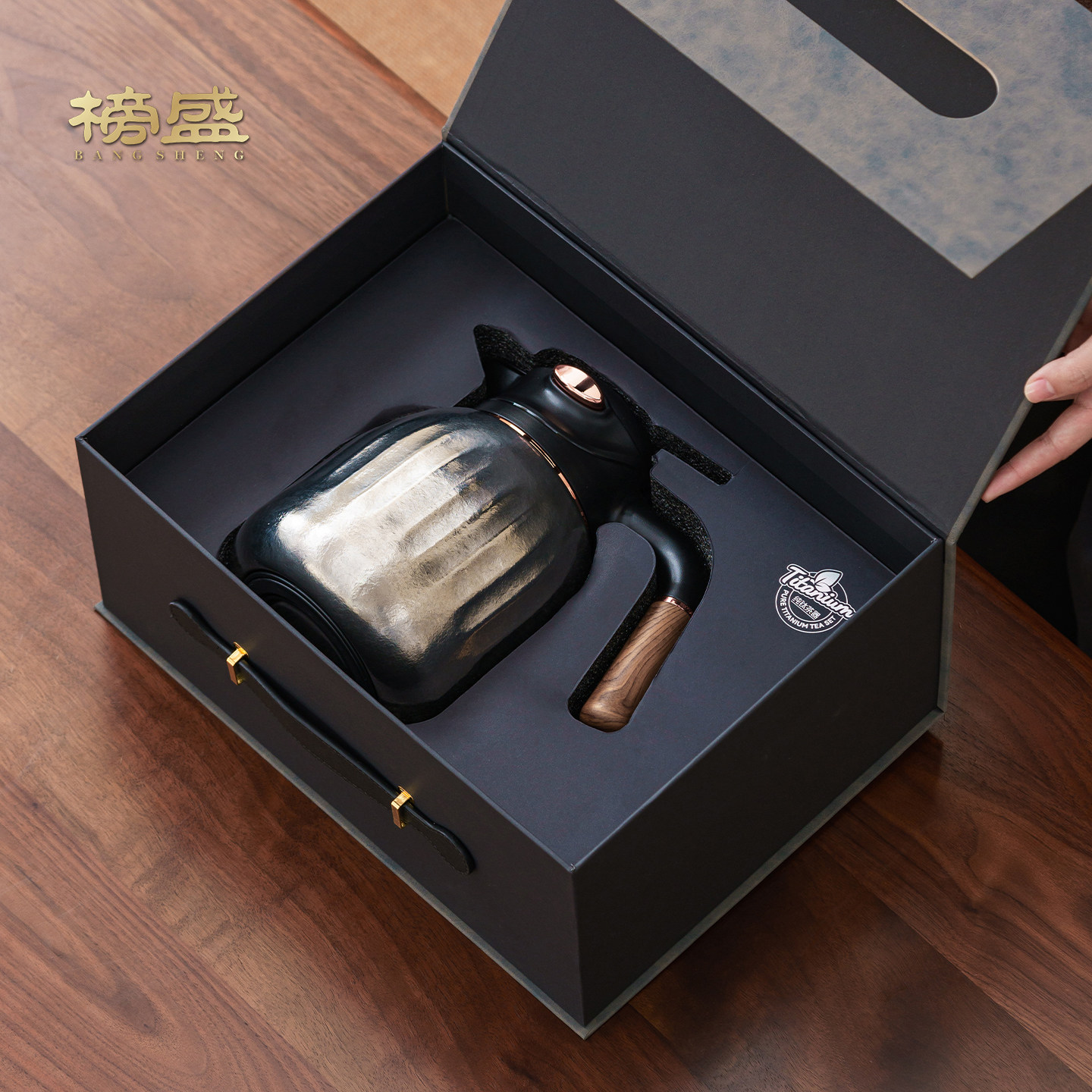 榜盛纯钛焖茶壶保温壶家用办公闷泡壶机械显温便携户外保温水壶,淘宝优惠券,粉丝福利购,淘宝优惠卷