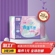 Sanitary pads mini sanitary napkins 20 pieces of clothing