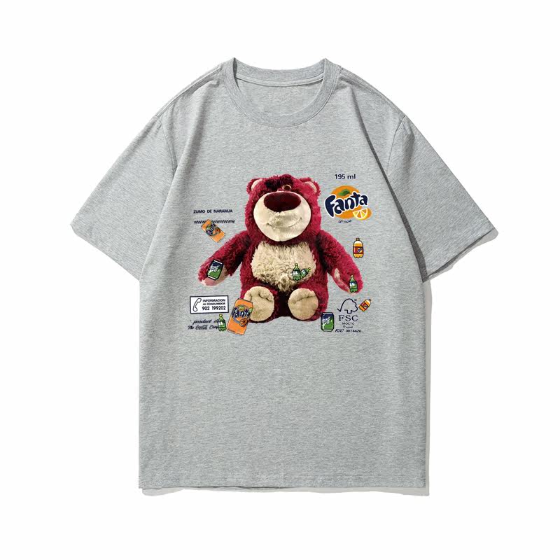 潮牌个性2021秋季新款印花宽松童装 细逸T恤