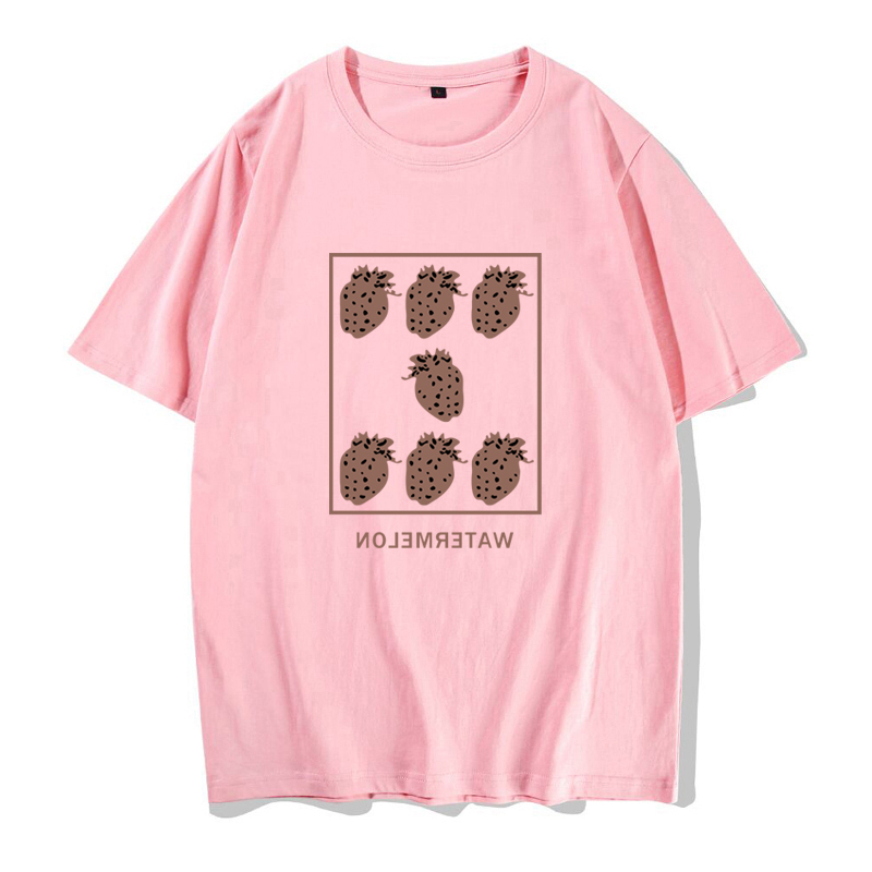 这就是街舞2易烊千玺同款T恤草莓印花短袖千纸鹤应援男衣服潮夏