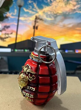 跨境新款美国海军陆战队纪念道具手雷摆件装饰送人礼物创意礼品