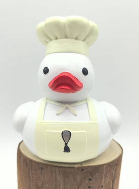 创意侦探鸭医生鸭厨师鸭消防鸭家居桌面雕像摆件树脂工艺品送礼