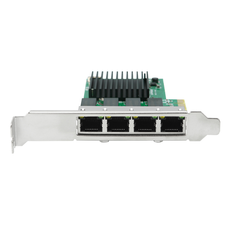 PCI-E千兆网卡4口X1pcie台式机四口8111&I350-T4 X4服务器网卡INTEL英特尔I82576T4群晖esxi以太网汇聚软路由 - 图1