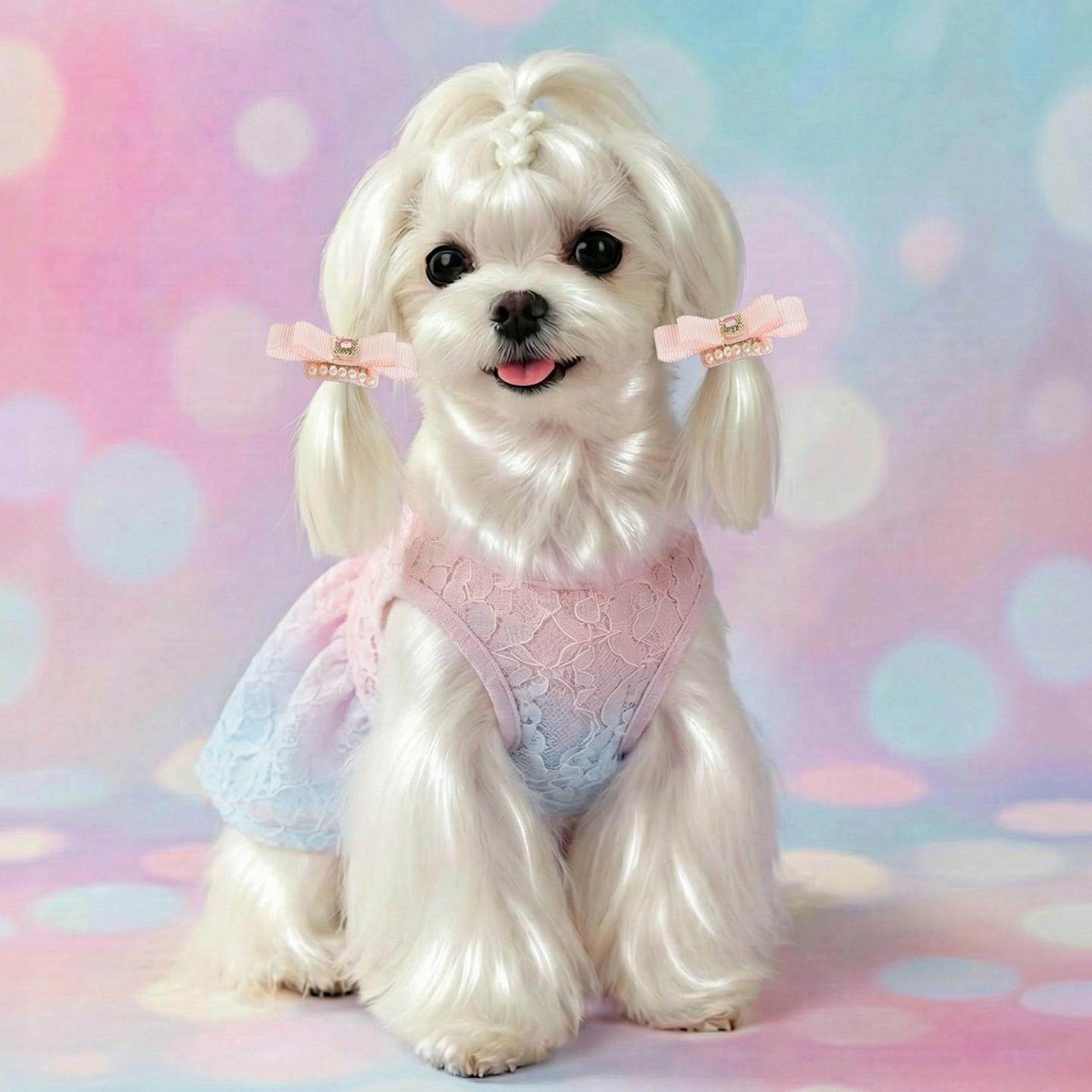 现货宠物饰品小狗狗BB夹约克夏马尔济斯碎发夹高级感宠物发夹集合,淘宝优惠券,粉丝福利购,淘宝优惠卷