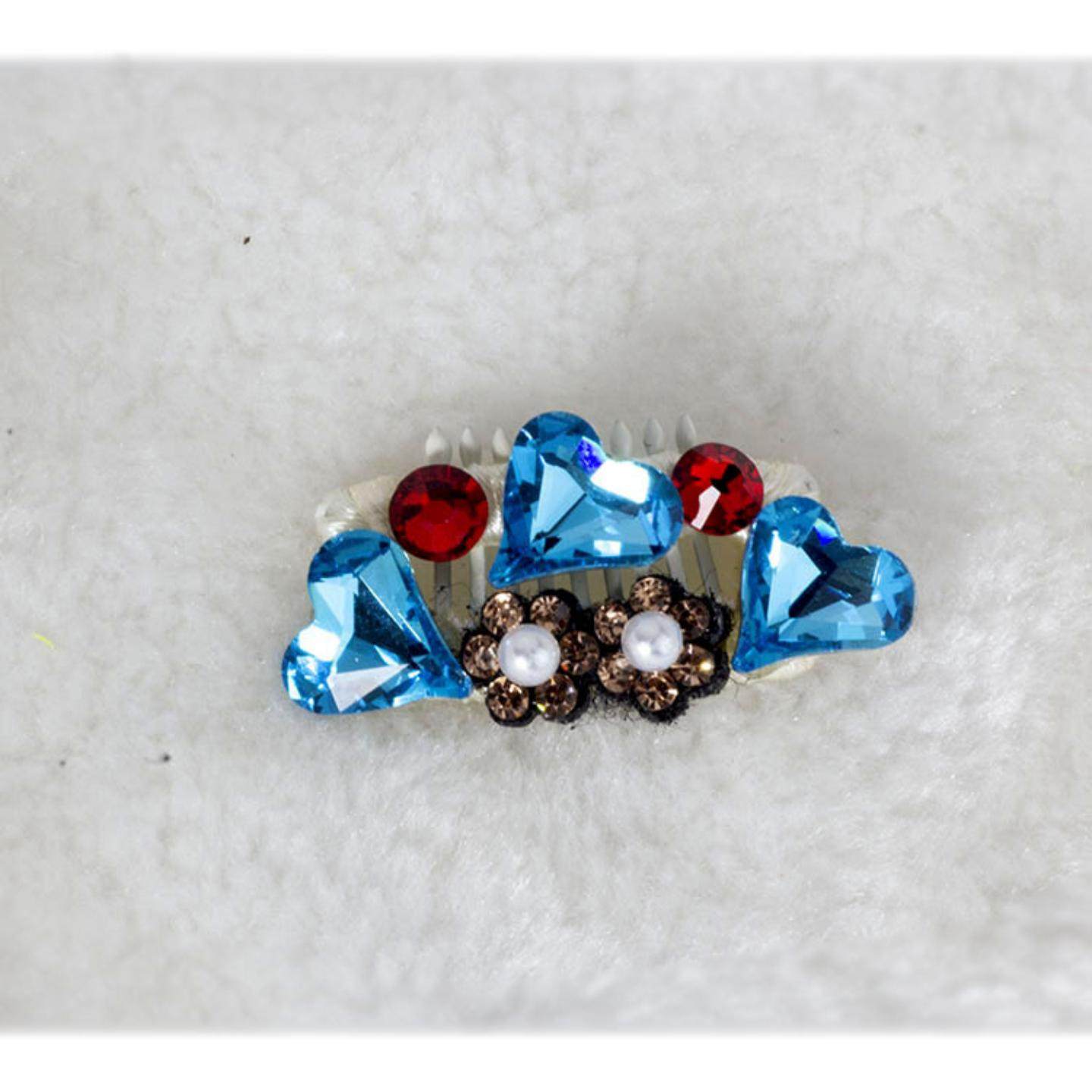 新款满钻款手工狗狗炫彩发夹约克夏马尔济斯发卡宠物饰品碎发夹,淘宝优惠券,粉丝福利购,淘宝优惠卷