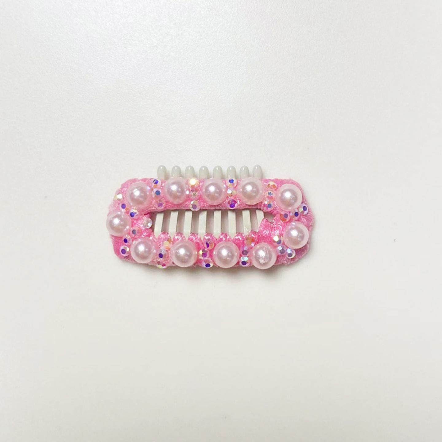 约克夏比熊马尔济斯狗狗手工发夹宠物bb夹珍珠发饰水钻鼻梁夹猫咪,淘宝优惠券,粉丝福利购,淘宝优惠卷