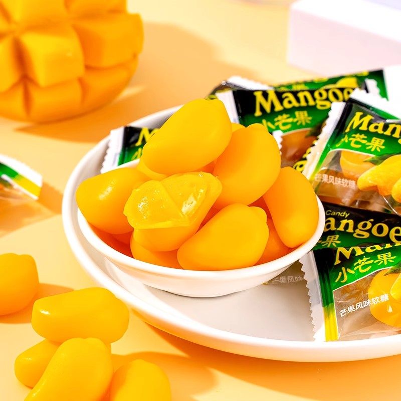 果汁剥皮小芒果软糖啵皮Q糖橡皮糖解馋开学季学生糖果小零食,淘宝优惠券,粉丝福利购,淘宝优惠卷