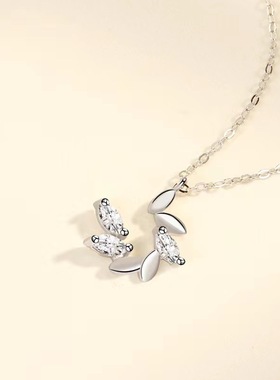 法国george melis小王子麦穗项链女小众设计感银s925锁骨链礼物