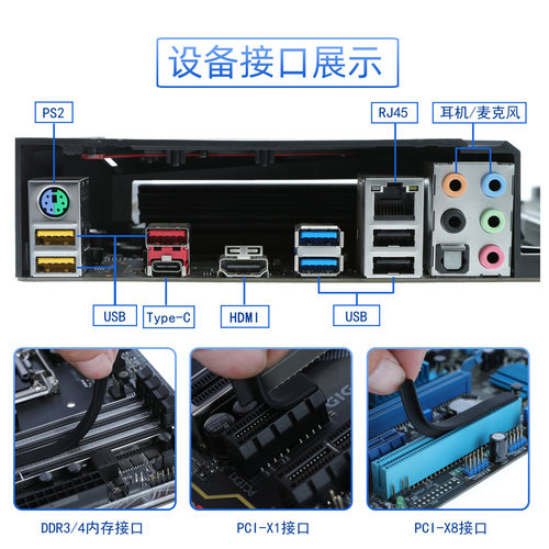 电脑主板笔记本防氧化胶塞USB音频DP显卡内存PCIE灰尘盖防尘帽-图3