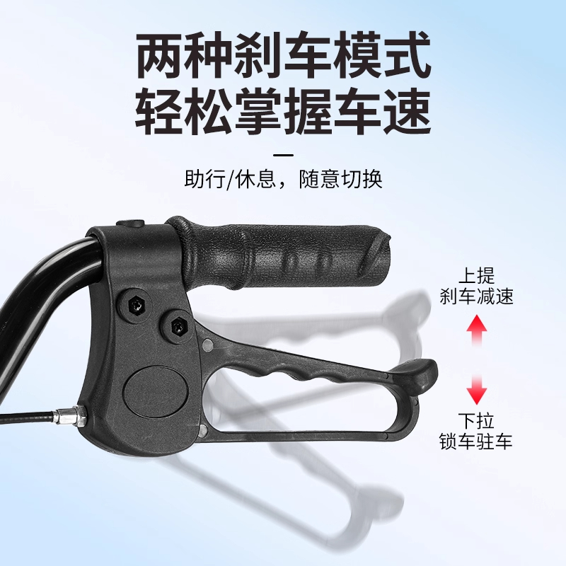 雅德助行器老人康复走路辅助器拐杖助步手推车可坐行走助力器防摔 - 图3