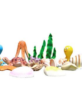 仿真海洋系列海星海草海龟蛋贝壳海螺玻璃钢户外公园雕塑装饰摆件