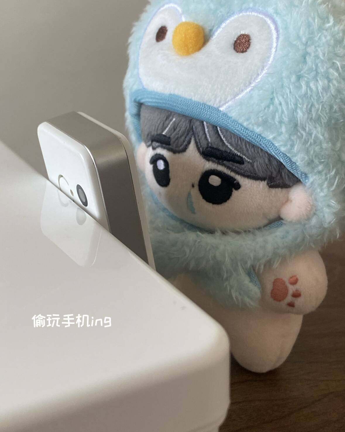 小动物系列“小企鹅”可爱帽子口水兜 5cm 棉花娃娃公仔换装配饰,淘宝优惠券,粉丝福利购,淘宝优惠卷