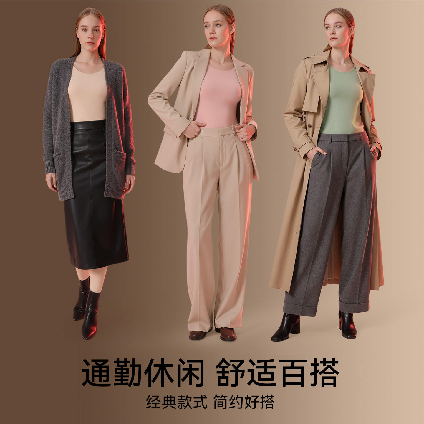 猫人无痕保暖内衣女发热绒德内穿打底衫薄款秋衣秋裤套装冬季上衣