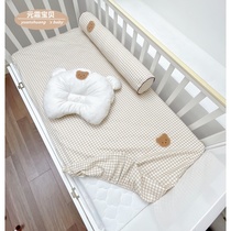 Meta Frost Baby S Baby Cubs Crib Bed Linen Bed Linen Bed Linen Baby Mother-child Supplies Children Cartoon Bed Cover Bed Cover