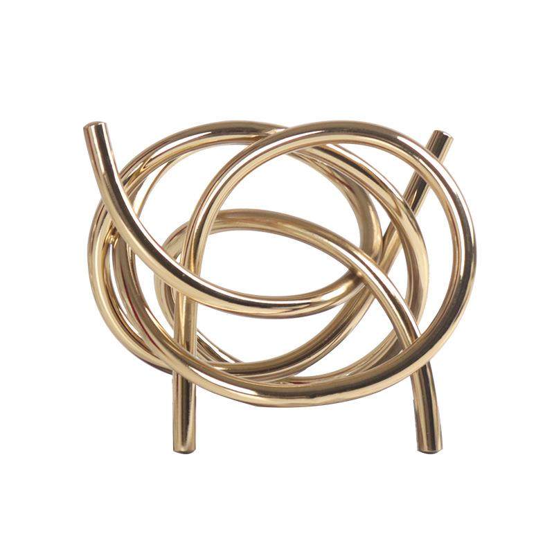 简约现代银色金色几何线团金属摆件样板房售楼处玄关电视柜装饰品,淘宝优惠券,粉丝福利购,淘宝优惠卷