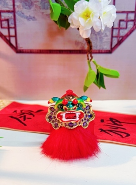 汕尾麒麟虎狮车载装饰