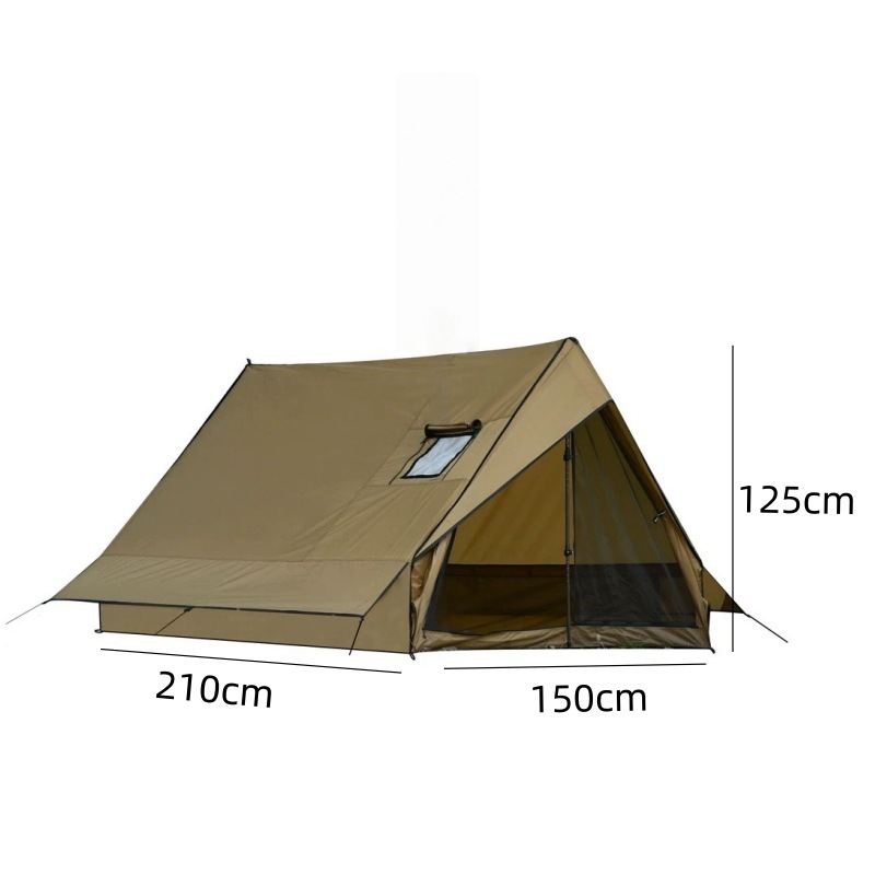 焚火帐篷户外野露营登山徒步过夜冬季防火柴火炉烟囱口防烫庇护所 - 图2