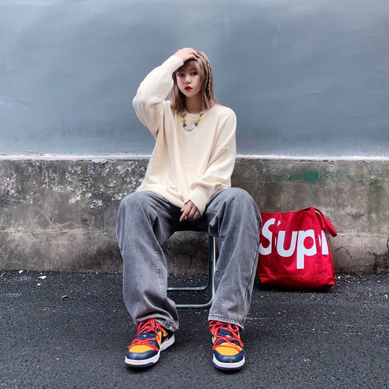 btw秋冬多色基础款打底情侣针织衫 BACK TO WILD针织衫/毛衣