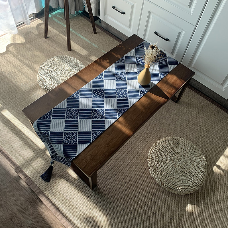 茶几桌旗现代简约餐桌布艺长条鞋柜布盖巾定制电视柜装饰布床旗巾,淘宝优惠券,粉丝福利购,淘宝优惠卷