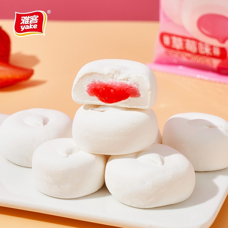 雅客棉花糖夹心COCO果酱爆浆婚庆喜糖老少皆宜办公室休闲小零食,淘宝优惠券,粉丝福利购,淘宝优惠卷