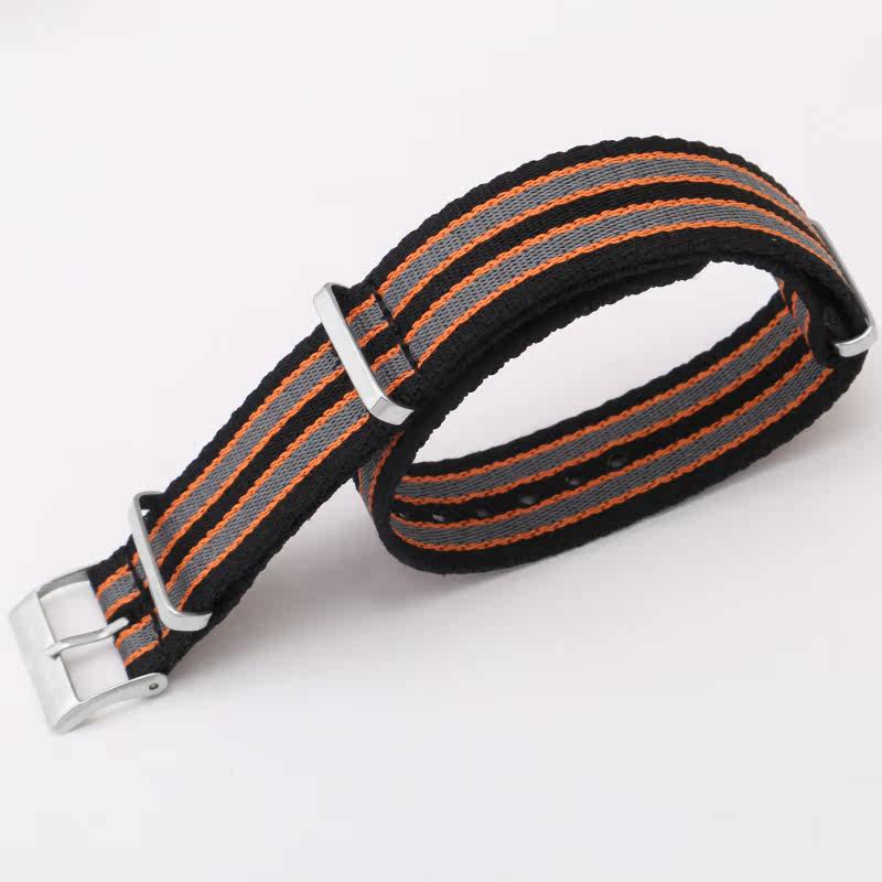 尼龙帆布适配欧米茄超霸007手表带 馥茜配件