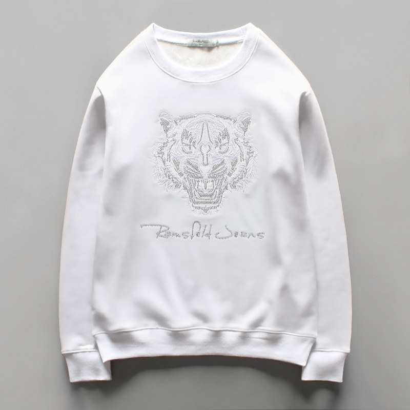 男士美式加绒冬季卫衣 纶斯斐卫衣