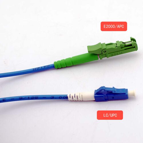 E2000/APC-LC/UPC20米单模光纤跳线跳纤尾纤光纤连接线广电级APC-UPCU端面尖斜角8度SM fiber patchcord - 图3