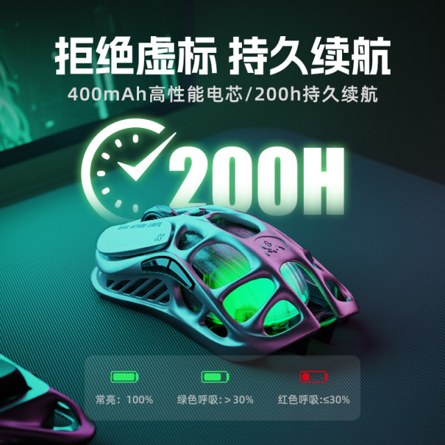 Gravastar magnesium alloy wireless mouse