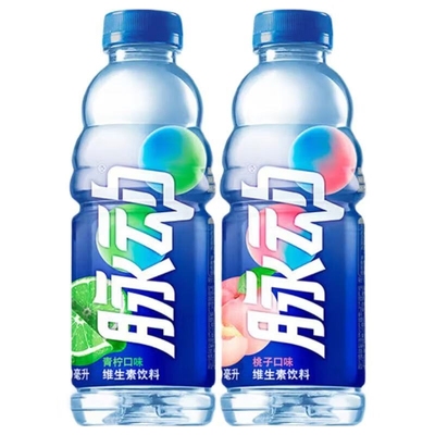 脉动【青柠+桃子混合味600ml*7瓶】