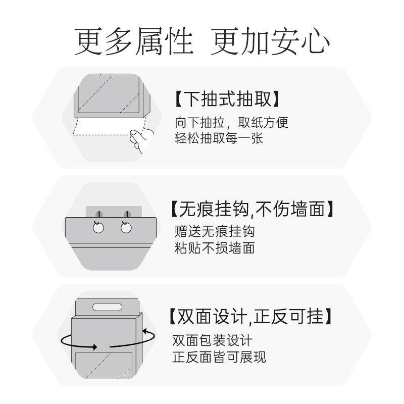 植护悬挂式大包抽纸整箱批餐巾纸巾厕纸家用实惠装擦手纸卫生纸抽